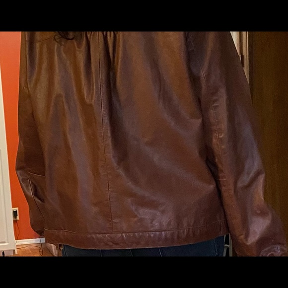 VINTAGE LEATHER JACKET 🧥 NWOT - Picture 6 of 12